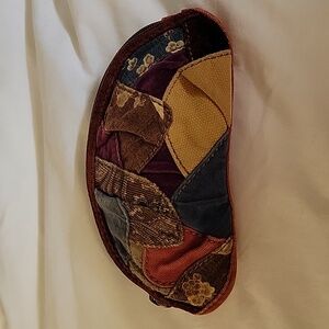 Lucky Brand Patchwork Makeup Cosmetic Accessory Bag